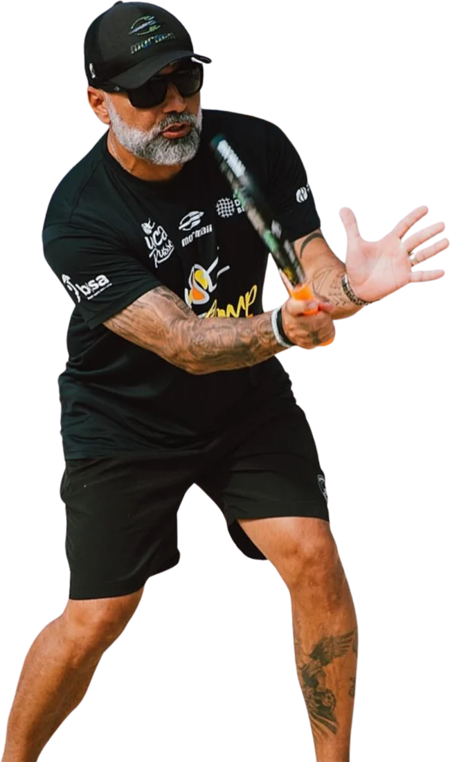 Xico Vidal em quadra